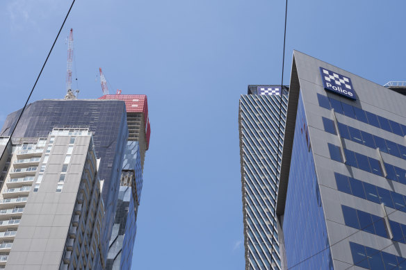 Victoria Police headquarters on Spencer Street