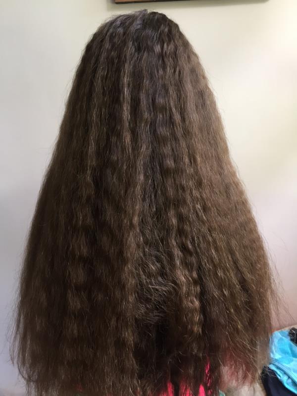 Crimped hair old beauty products